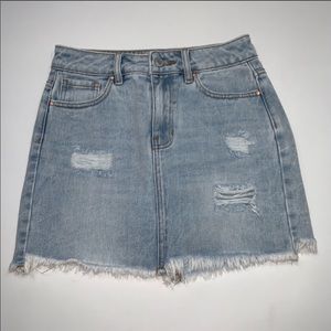 Pacsun- blue denim skirt